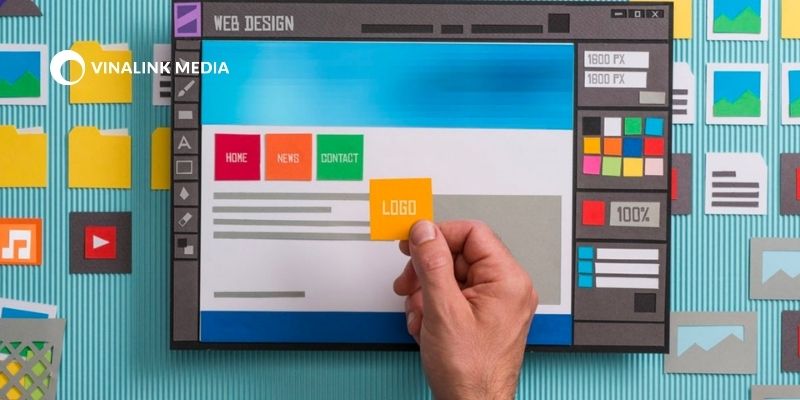 Template website dạng bất đối xứng